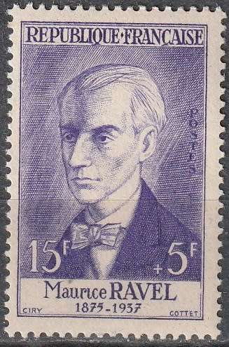 FRANCE 1956 Famous Frenchmen UMM CV R264 SG 1296