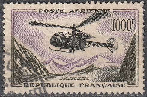 FRANCE 1957 Airmail ULH CV R682 SG 1320