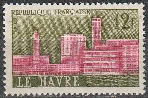FRANCE 1958 Municipal Reconstruction UMM CV R20.90 SG 1376