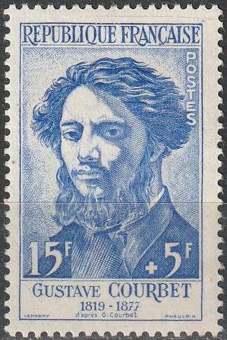 FRANCE 1958 Red Cross Charity - French Celebrities MM CV R66 SG 1393