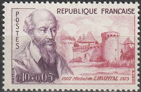 FRANCE 1960 Famous Men UMM CV R55 SG 1488