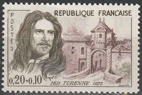 FRANCE 1960 Famous Men UMM CV R77 SG 1490
