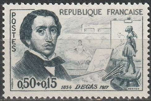 FRANCE 1960 Famous Men UMM CV R137.50 SG 1493