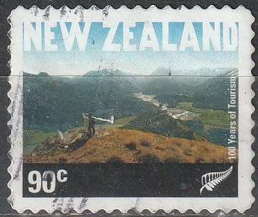 NEW ZEALAND 2001 The 100th Anniversary of Tourism - Self-Adhesive ULH SG 2432