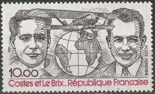 FRANCE 1981 Dieudonné Costes and Joseph Le Brix Commemoration MM SG 2429