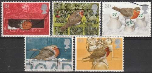 GB 1995 Christmas Stamps ULH SG 1896-1900