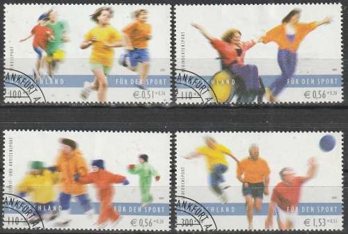 GERMANY 2001 Sports - Charity Stamps ULH SG 3036-9