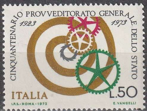 ITALY 1973 The 50th Anniversary of the State Supply Office UMM SG 1359