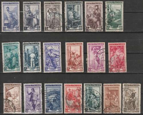 ITALY 1950 Italy Working ULH SG 760-778