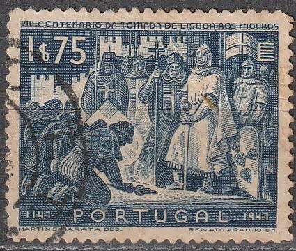PORTUGAL 1947 The 800th Anniversary of the recapture of Lisboa from the Moor ULH SG 1013
