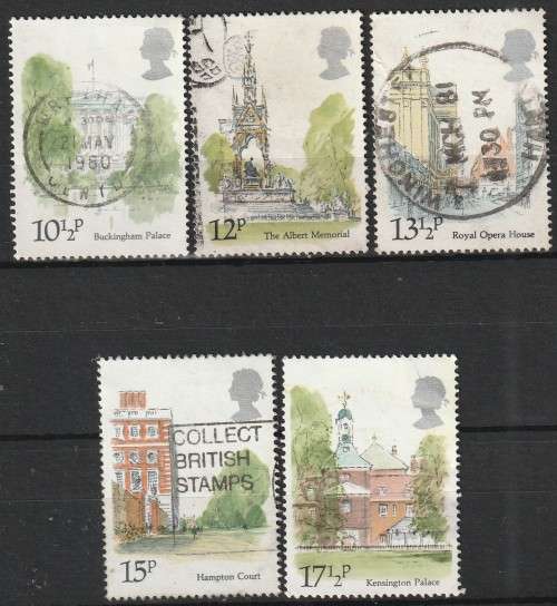 GB 1980 Sightseeings in London ULH SG 1120-24