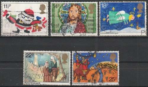 GB 1981 Christmas Stamps ULH SG 1170-4