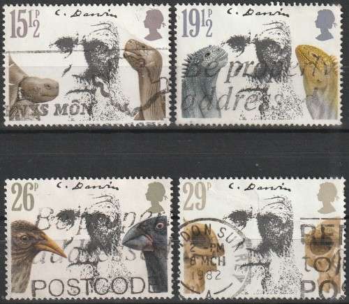 GB  1982 The 100th Anniversary of the Death of Charles Darwin ULH SG 1175-8
