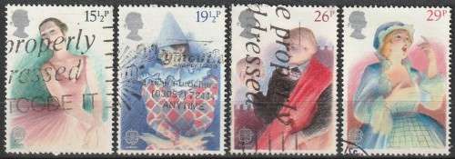 GB  1982 EUROPA Stamps - Historic Events - British Theatre ULH SG 1183-86