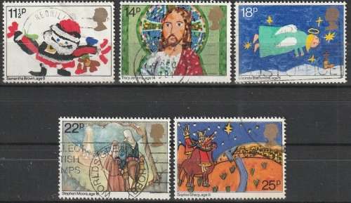 GB 1981 Christmas Stamps ULH SG 1170-4
