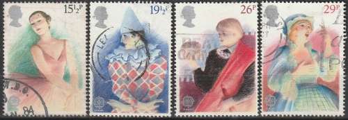 GB 1982 EUROPA Stamps - Historic Events - British Theatre ULH SG 1183-6