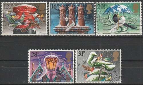 GB 1983 Christmas Stamps ULH SG 1231-5