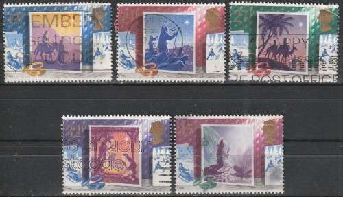 GB  1988 Christmas Stamps ULH SG1414-8