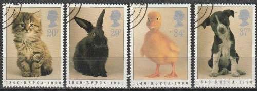 GB 1990 The 150th Anniversary of the Royal Society for Prevention of Cruelty to Animals ULH SG1479-2