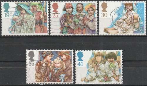 GB 1994 Christmas Stamps ULH SG 1843-7