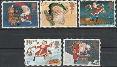 GB 1997 Christmas Stamps ULH SG 2006-10