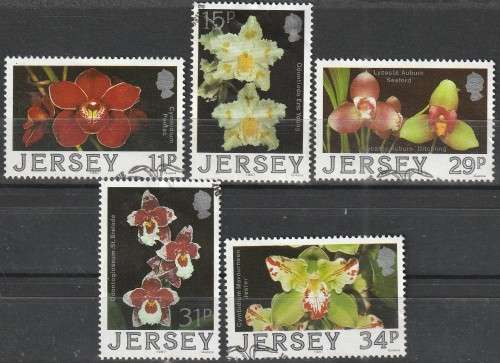 JERSEY 1988 Jersey Orchids UNH SG 433-7