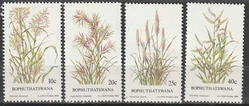 BOPHUTHATSWANA 1984 Indigenous Grasses FINE MINT