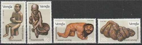 VENDA 1980 Folk Art - Wood Carving FINE MINT