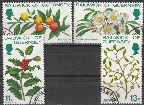 GUERNSEY 1978 Christmas Stamps FINE USED SG 173-6