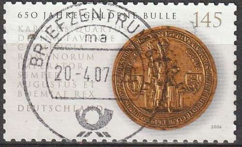 GERMANY 2006 The 650th Anniversary of the Golden `Bulle` ULH SG 3396