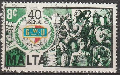 MALTA 1983 The 40th Anniversary of the Union ULH SG 723