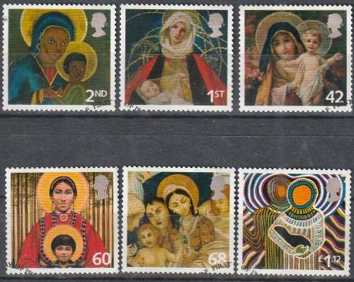 GB 2005 Merry Christmas - Self-Adhesive Stamps FINE USED SG 2582-7