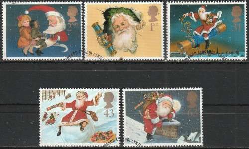 GB 1997 Christmas Stamps FINE USED SG 2006-10