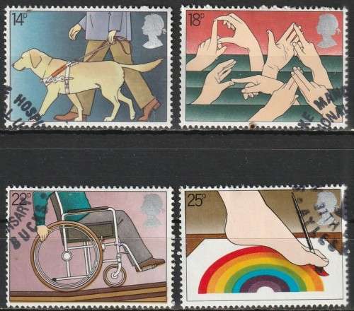 GB 1981 International Year of the Disabled FINE USED SG 1147-50