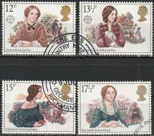 GB 1980 Victorian Novelists FINE USED SG 1125-8