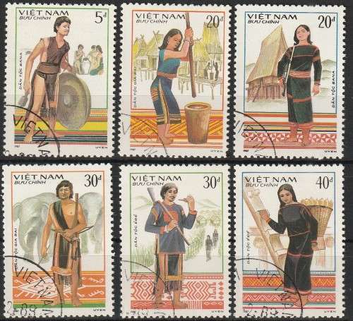 VIETNAM 1987 Costumes CTO SG 1094-9