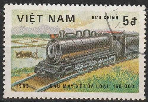 VIETNAM 1983 Steam Locomotives UNH SG 542