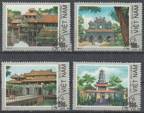 VIETNAM 1990 Hue Temples CTO SG 1417-20