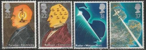 GB 1991 Scientists FINE USED SG 1546-9