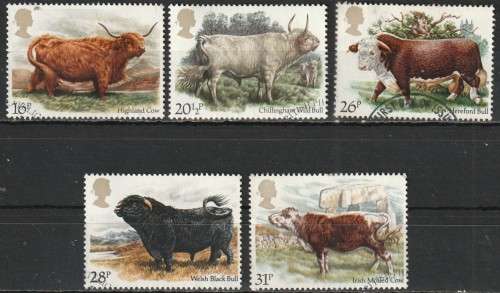 GB 1984 National Cattle Breeders` Association FINE USED SG 1240-4