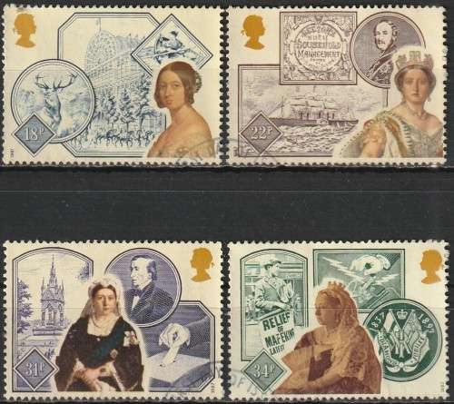GB 1987 The 150th Anniversary of the Accession of Queen Victoria FINE USED SG 1367-70