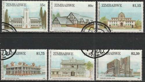 ZIMBABWE 1994 The 100th Anniversary of Bulawayo FINE USED SG 870-5