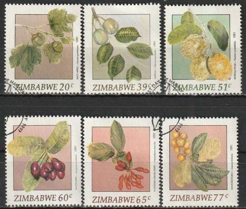 ZIMBABWE 1991 Wild Fruits FINE USED SG 810-5