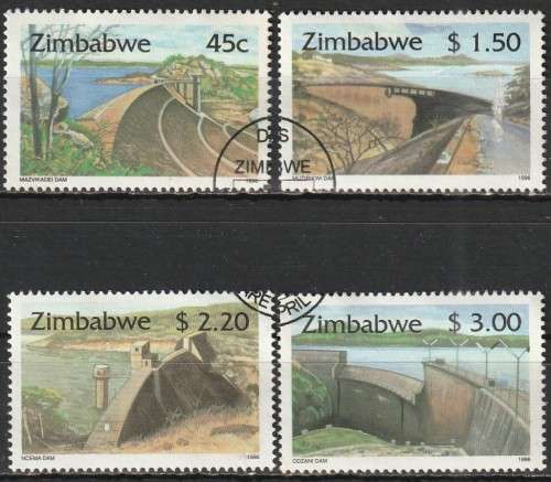ZIMBABWE 1996 Dams of Zimbabwe FINE USED SG 924-7