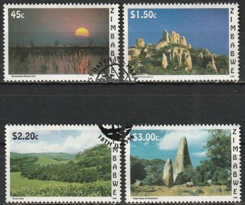 ZIMBABWE 1996 Scenic Views FINE USED SG 928-31