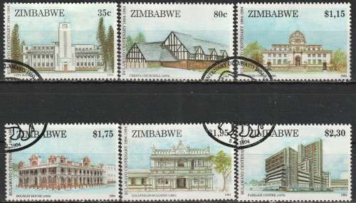 ZIMBABWE 1994 The 100th Anniversary of Bulawayo FINE USED SG 870-5