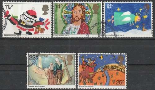 -GB 1981 Christmas Stamps FINE USED SG 1171-4
