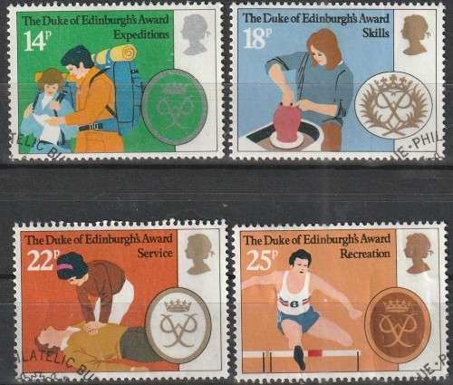 -GB 1981 The 25th Anniversary of the Duke of Edinburgh Awards FINE USED SG 1162-5
