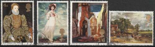 GB 1968 Paintings FINE USED SG 771-4