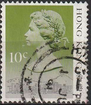 HONG KONG 1987 Queen Elizabeth II FINE USED SG 538B